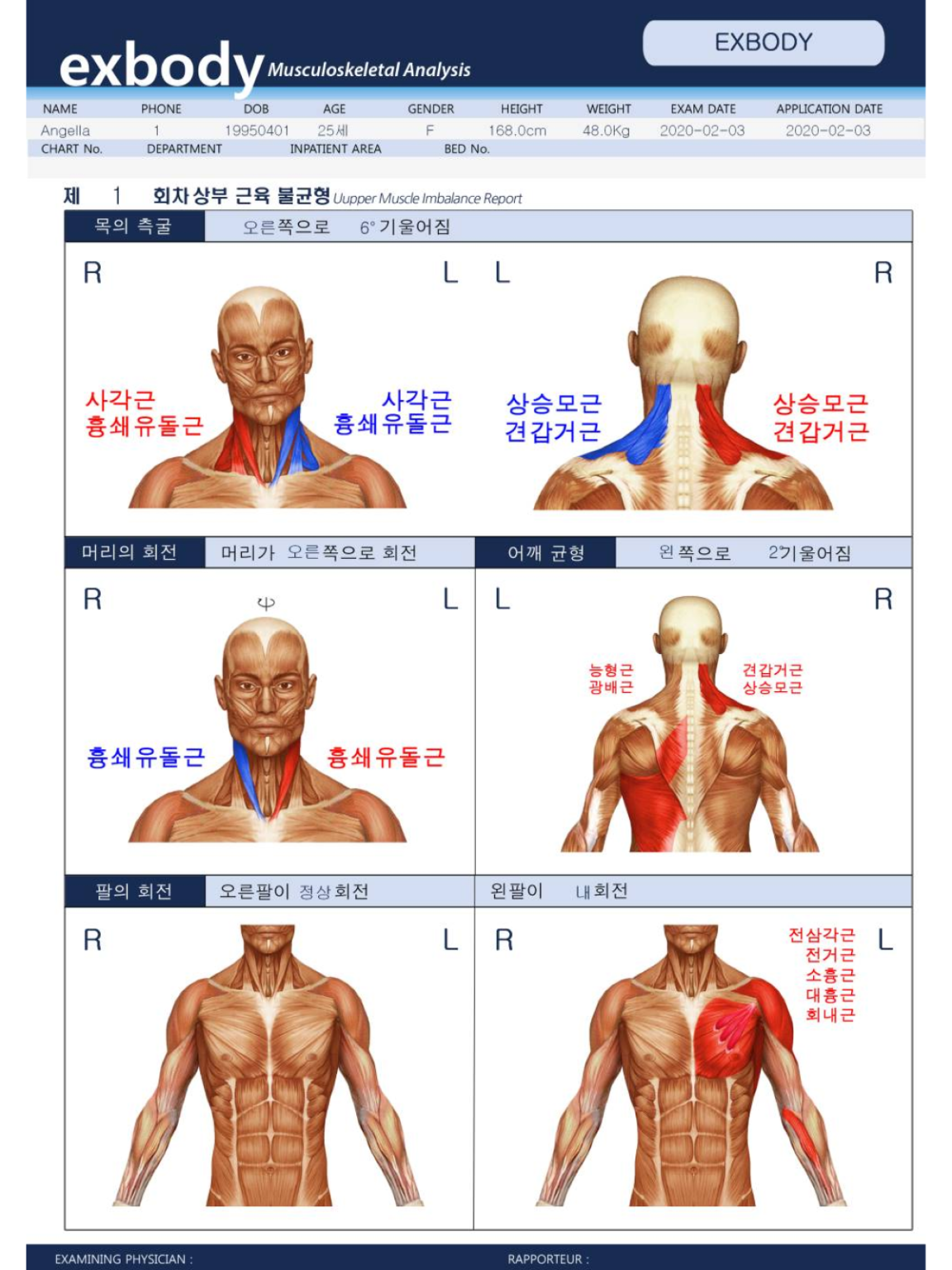 엑스바디 도수치료 추나치료 방향 제시 1